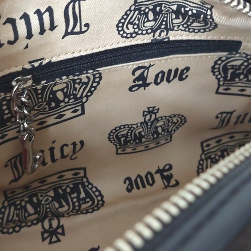 Rare Vintage juicy couture y2k small velvet Juicy American Princess stachel bag - Picture 16 of 16